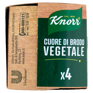 Cuore Di Brodo Vegetale Senza Glutammato 4x28g Knorr - Foto 2