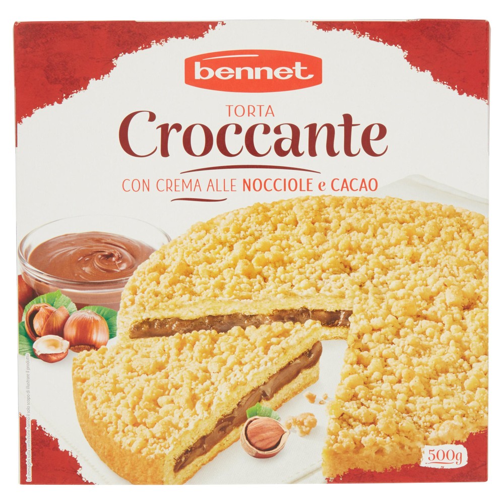 Torta Croccante Con Crema Alle Nocciole E Cacao Bennet - Foto 1