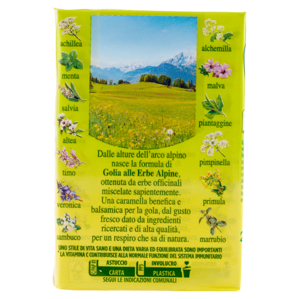 Caramelle Dure Erbe Alpine Gusto Limone Senza Zucchero Golia - Foto 3