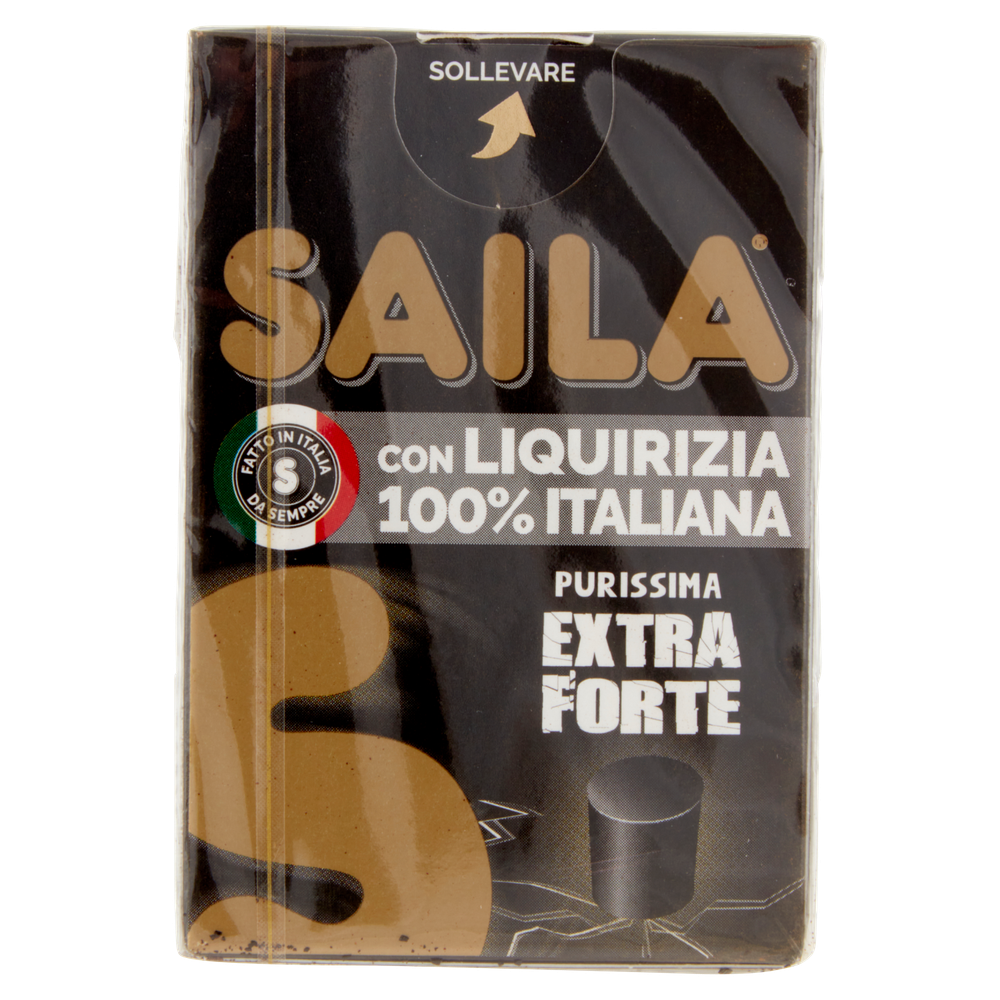 Caramelle Alla Liquirizia Extra Forte Senza Zucchero 2x36g Saila - Foto 3