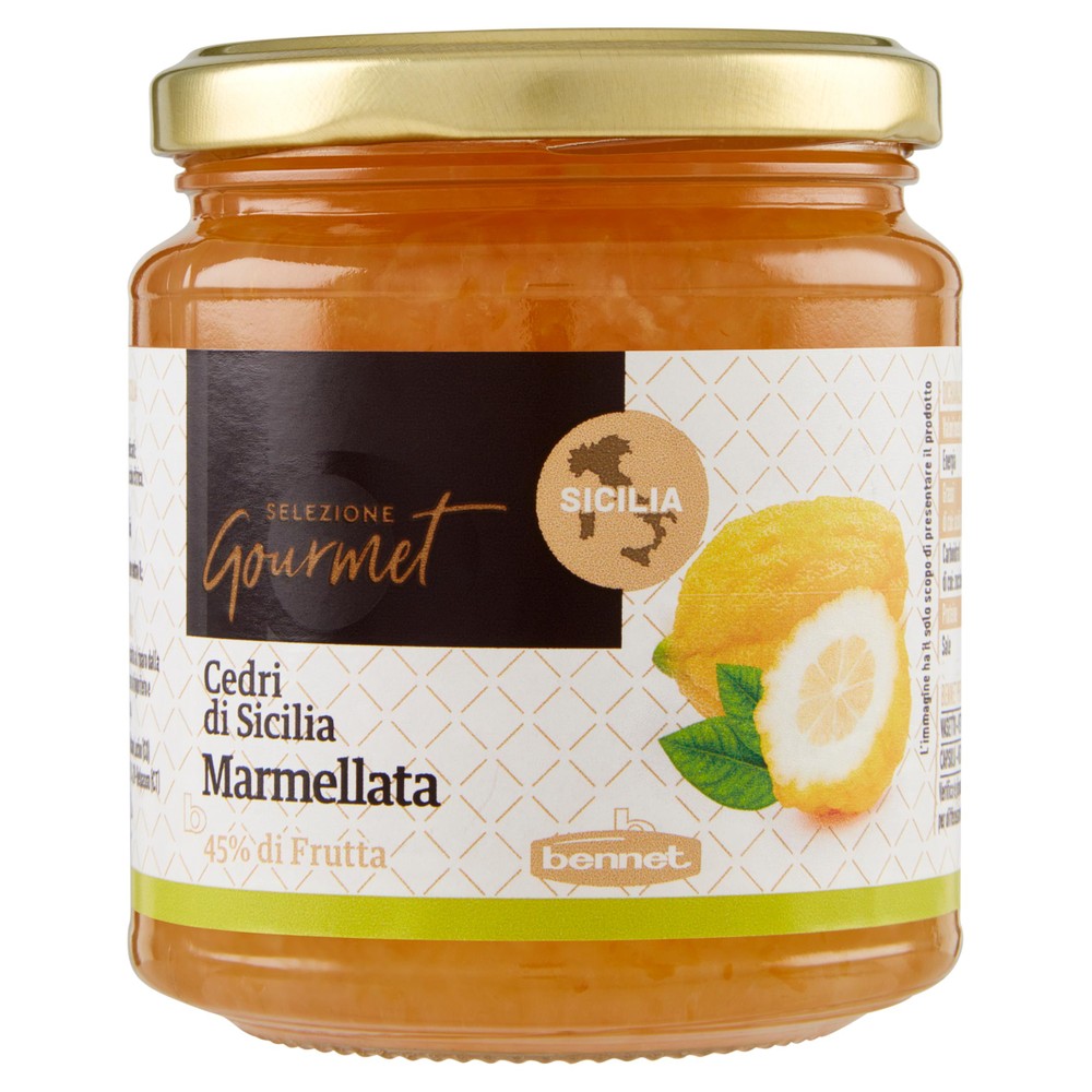 Marmellata Di Cedri Di Sicilia Selezione Gourmet Bennet - Foto 1