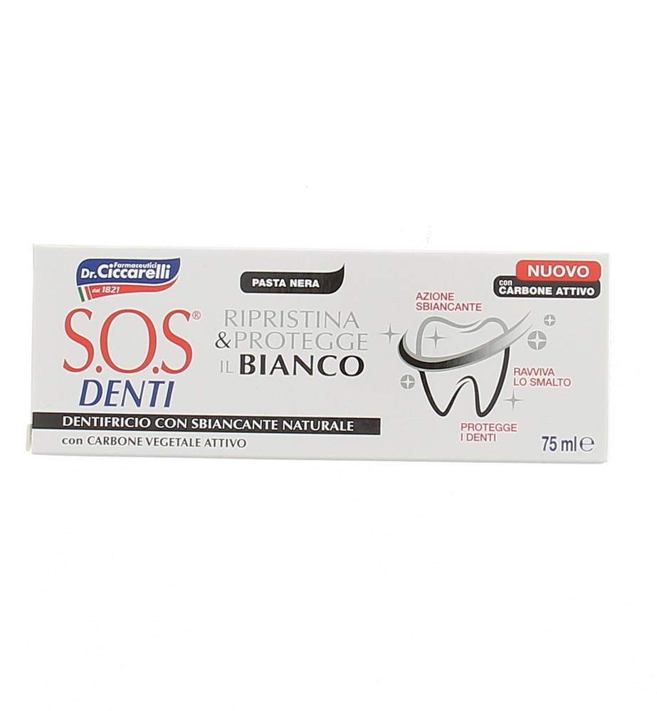 Dentifricio Sos Denti Carbone Dr. Ciccarelli - Foto 1