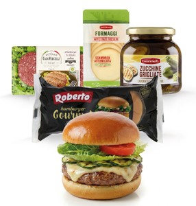 Hamburger di Vitello x 2, con Scamorza e Zucchine sott'Olio - Foto 1