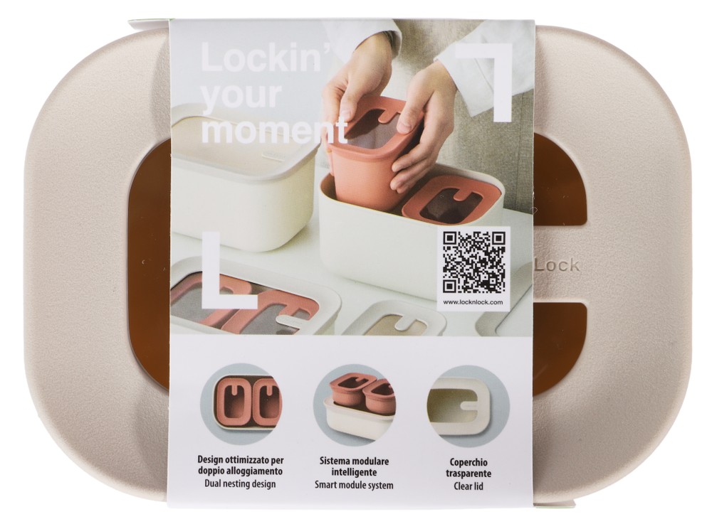 Contenitore Rettangolare Dual Nest In Plastica Lock&Lock - Foto 1