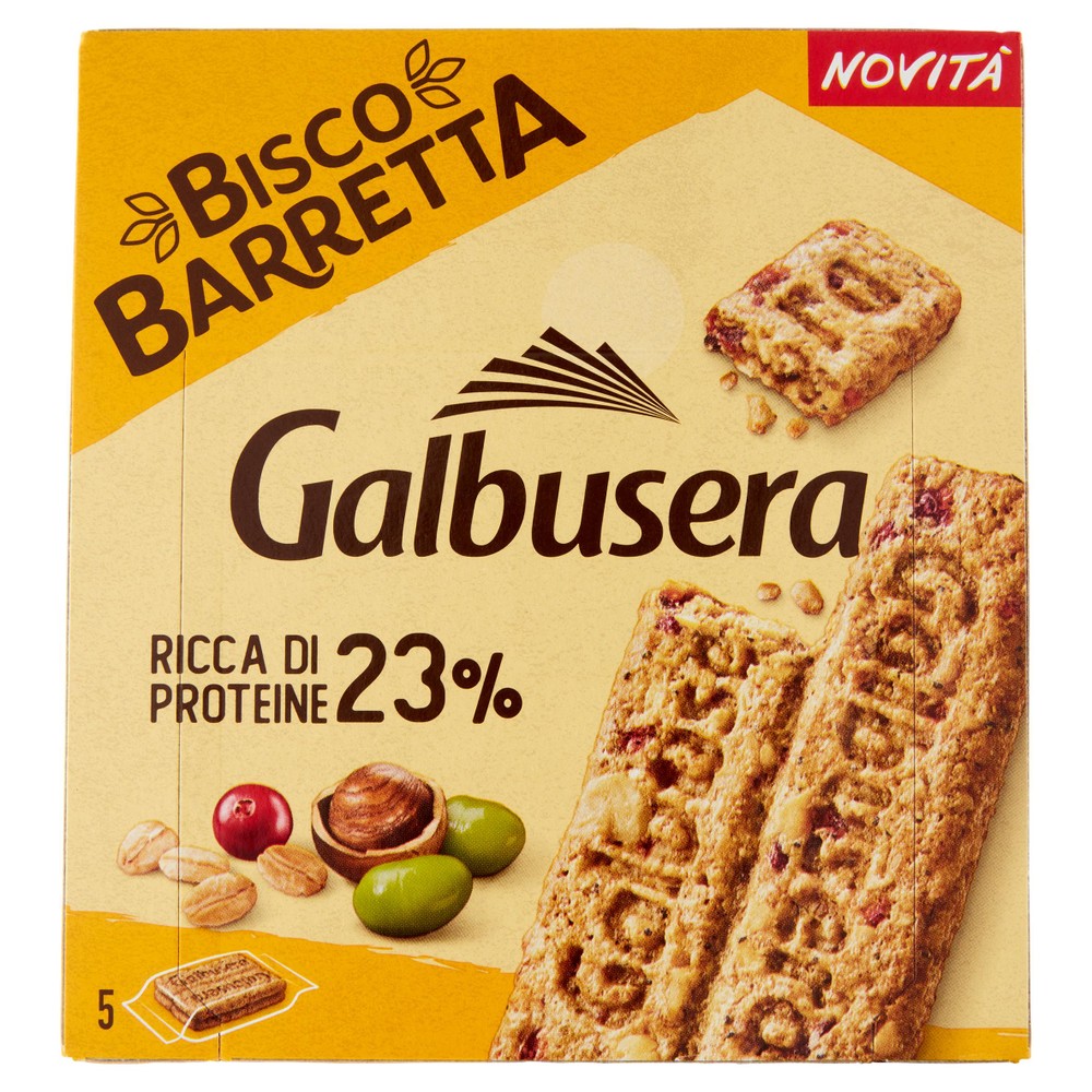 Snack Biscobarretta Con Cereali E Cioccolato Fondente Galbusera - Foto 1