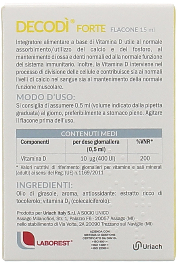 Decodi' Forte Vitamina D Gocce - Foto 2