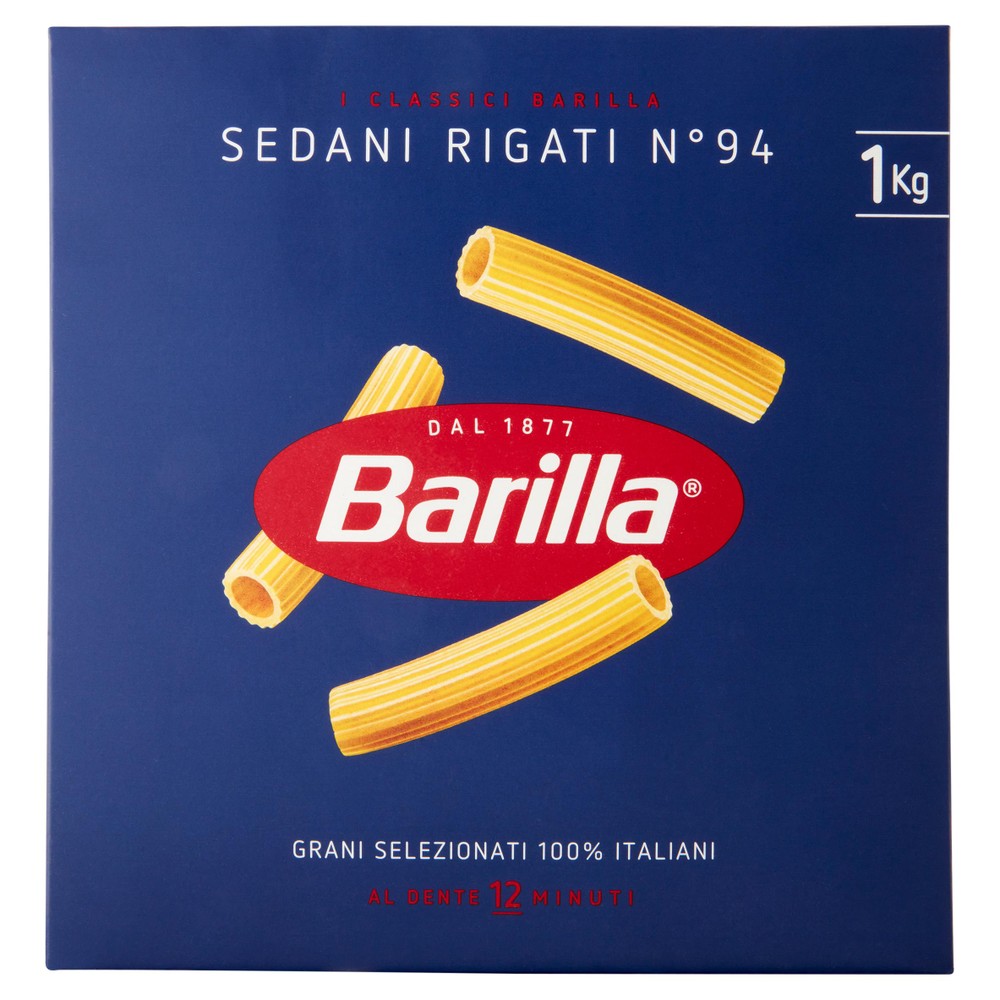 Pasta Sedani Rigati N.94 100% Grano Italiano Barilla - Foto 1