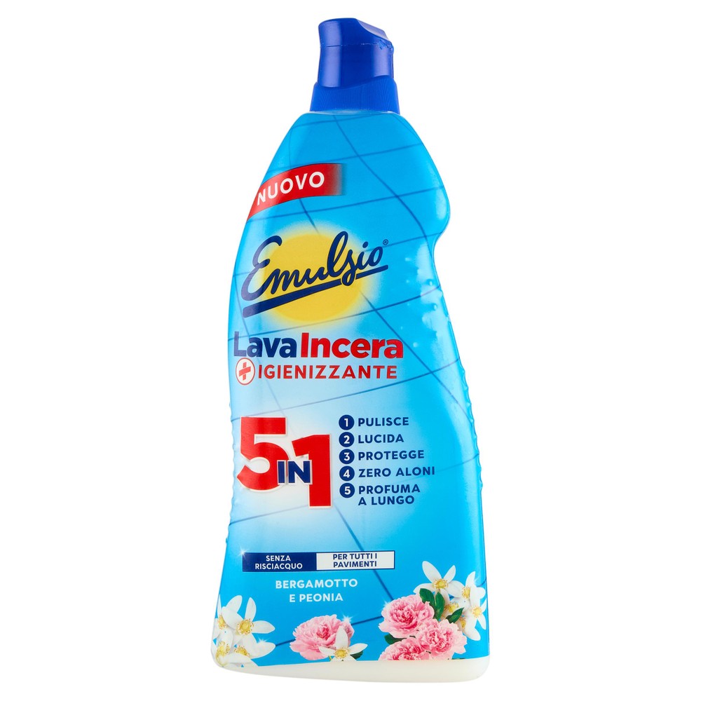 Lavaincera Igienizzante Per Pavimenti Emulsio 875 Ml - Foto 1