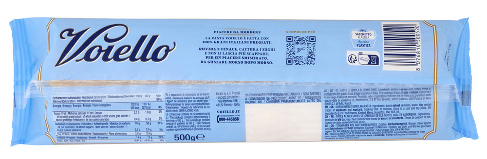 Pasta Spaghetti N.104 Di Grani 100% Italiani Voiello - Foto 3