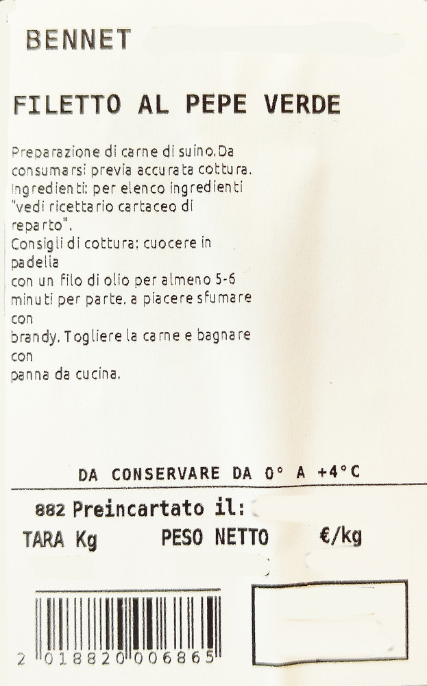 Filetto Al Pepe Verde Suino - Foto 3