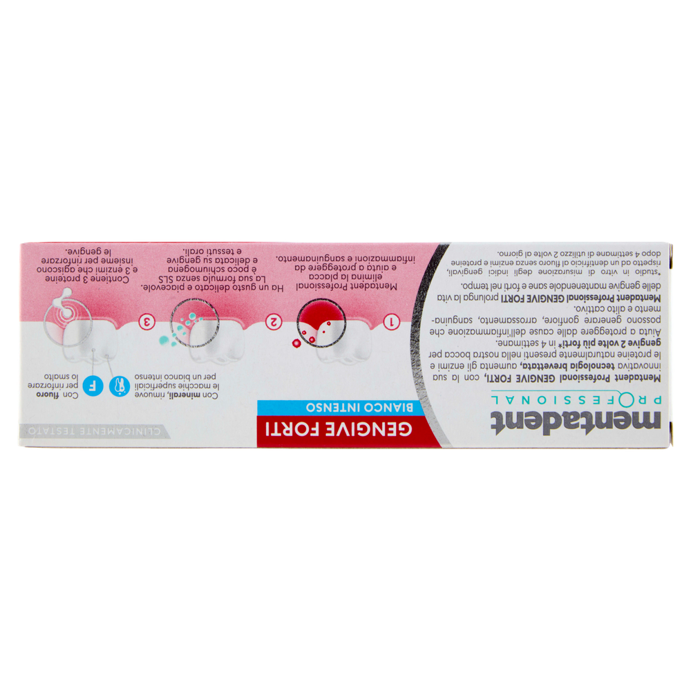 Dentifricio Mentadent Professional Gengivve Forti Bianco Intenso - Foto 3