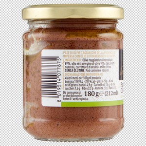 Pate' Di Olive Taggiasche In Olio Evo Selezione Gourmet Bennet - Foto 2