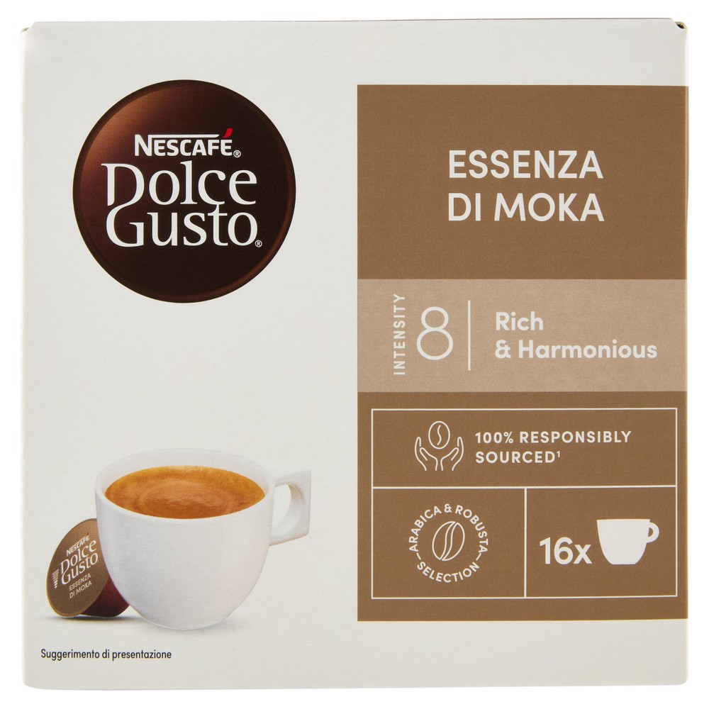 Caffè Espresso Essenza Di Moka Dolce Gusto Capsule 16pz Nescafé - Foto 1