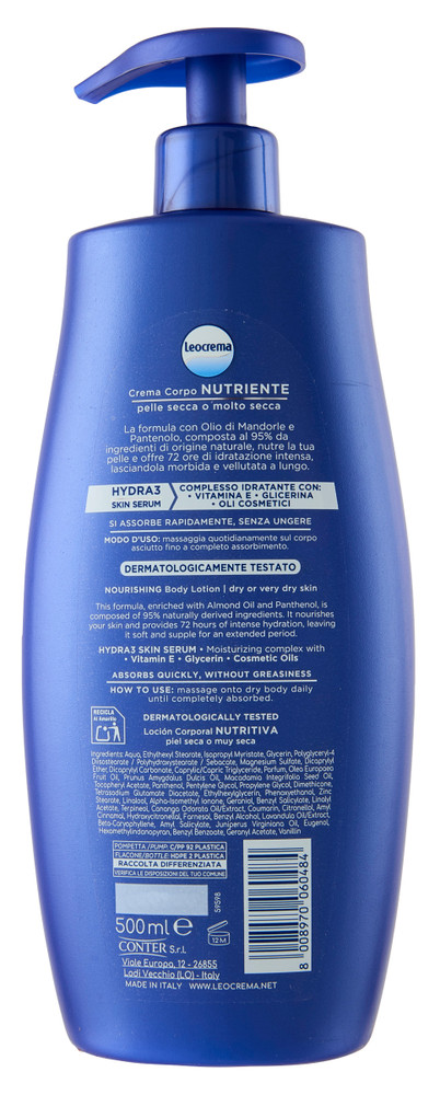 Crema Corpo Fluida Nutriente Leocrema - Foto 3