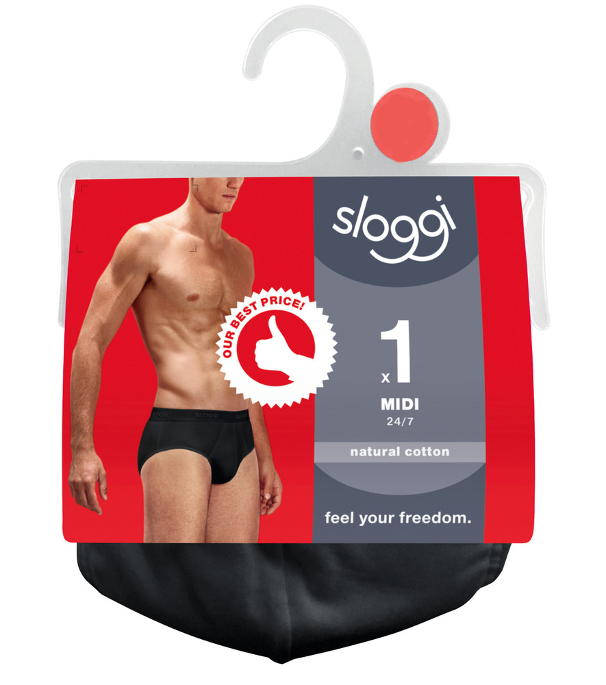 Slip Uomo 7 Bianco Sloggi - Foto 2