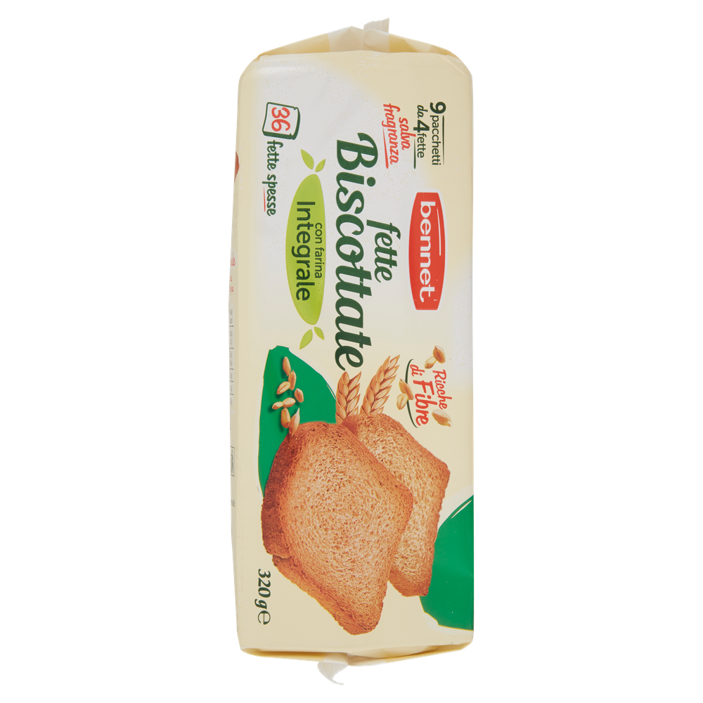Fette Biscottate Con Farina Integrale 9x35,5g Bennet - Foto 2