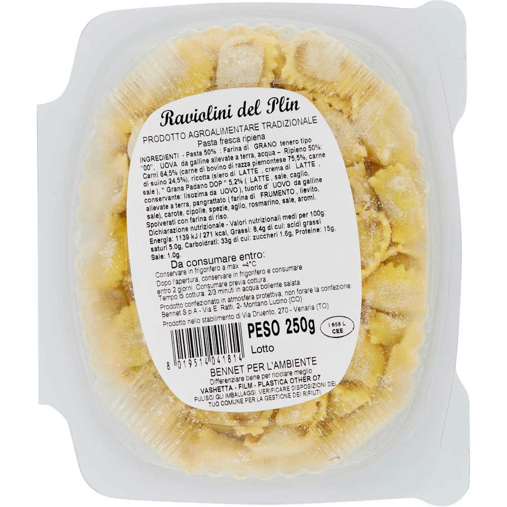 Raviolini Del Plin Selezione Gourmet Bennet - Foto 3