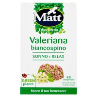 Valeriana Biancospino Matt & diet 40 Compresse Valeriana Biancospino Matt & diet 40 Compresse
