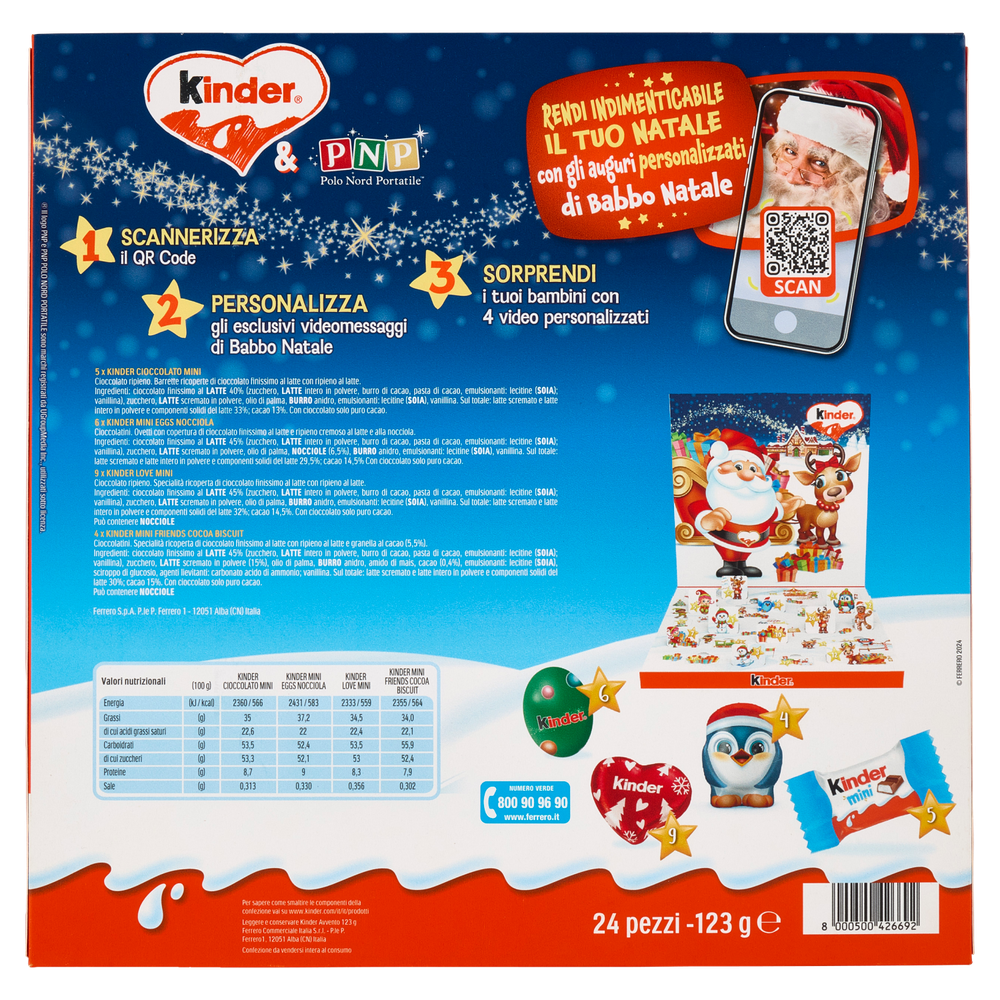 Calendario Avvento Kinder