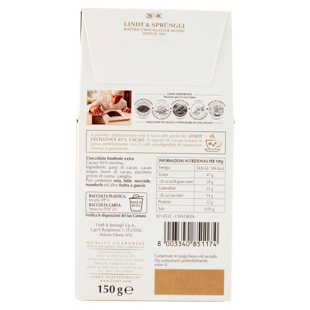 Praline Diamond Excellence 85% Lindt