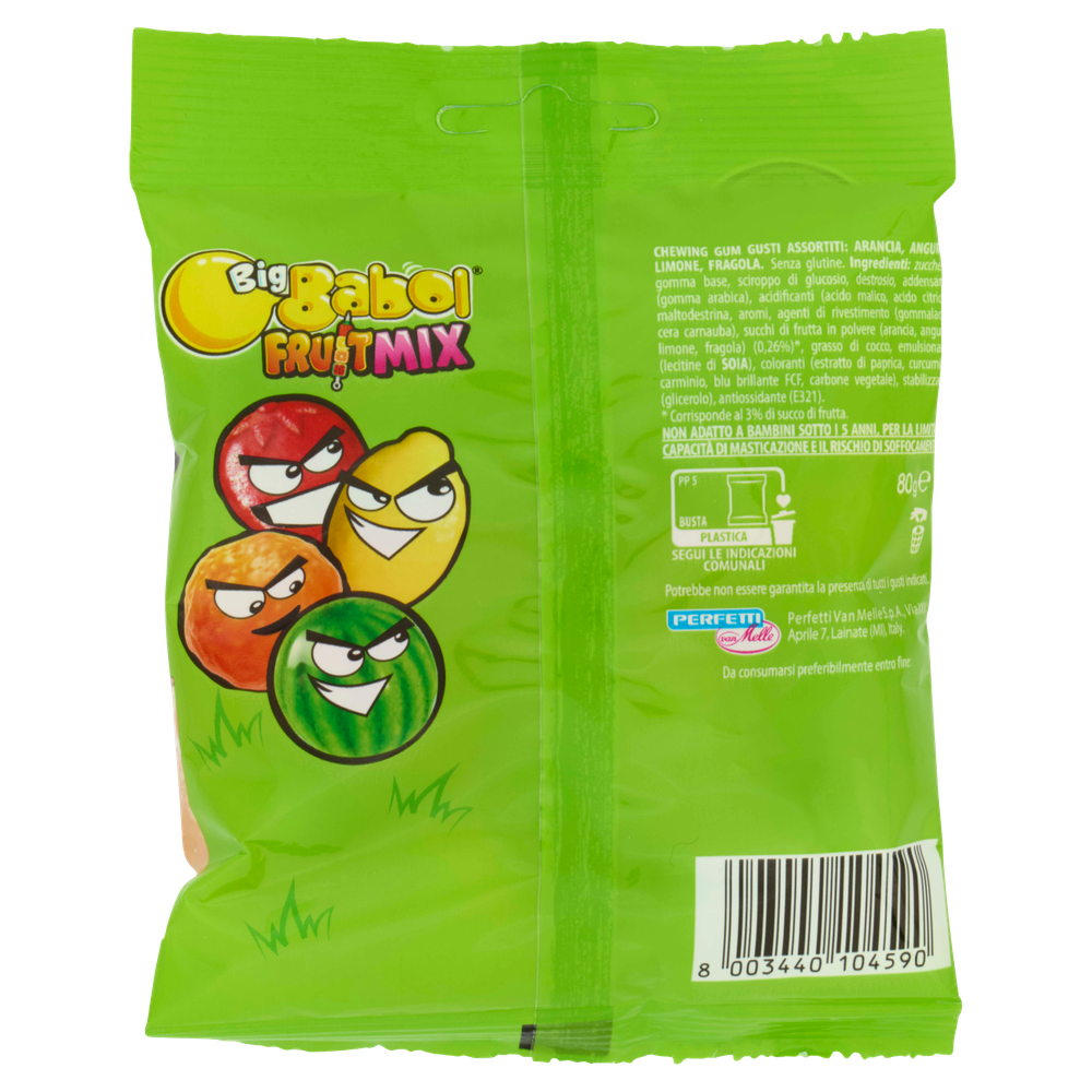 Chewing Gum Fruit Mix Gusto Frutta Big Babol - Foto 3