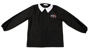 Casacca Scuola Bambino 8 Anni Nero Ricamo Monster - Foto 1
