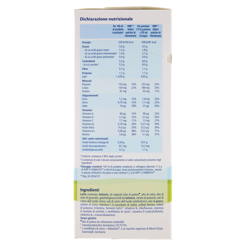 Latte In Polvere 3 Per Lattanti Combiotic Hipp - Foto 2