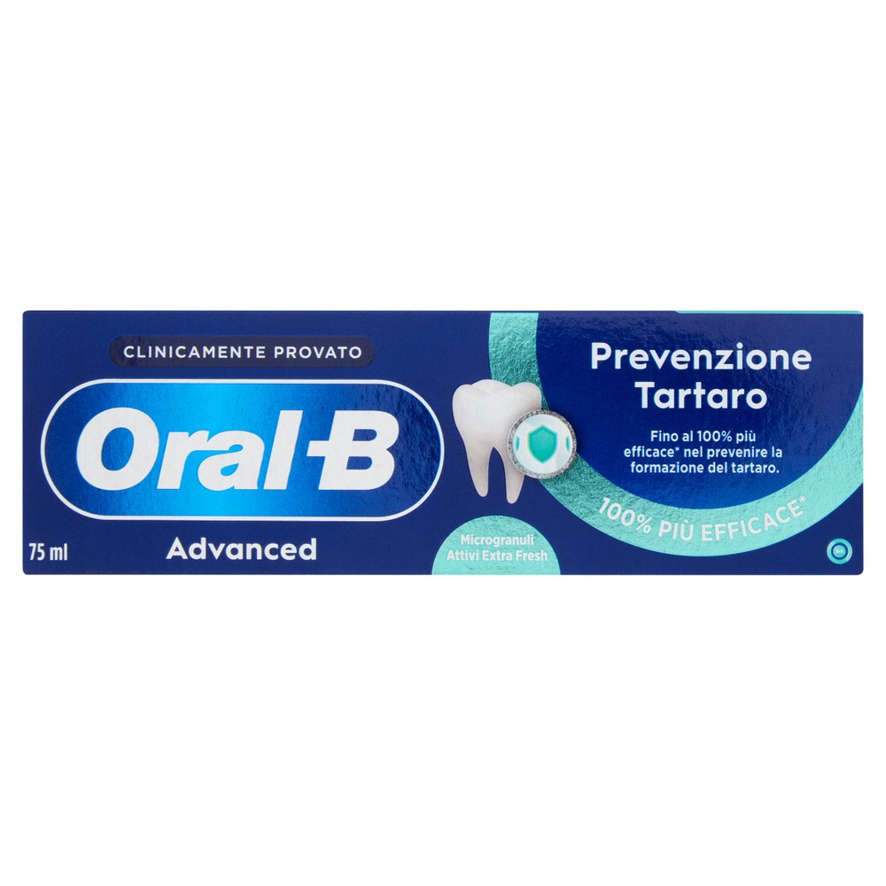Dentifricio Advaced Prevenzione Tartaro Migrogranuli Attivi Oral-B - Foto 1