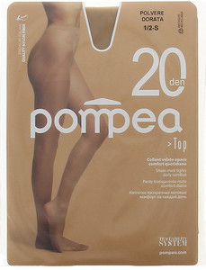 Top 20 Collant Tg 1/2 Polvere Dorata 20 Denari Pompea - Foto 1