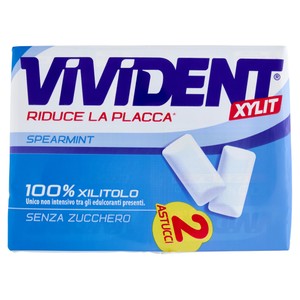 Chewing Gum Xylit Spearmint Senza Zucchero 2x30g Vivident - Foto 1
