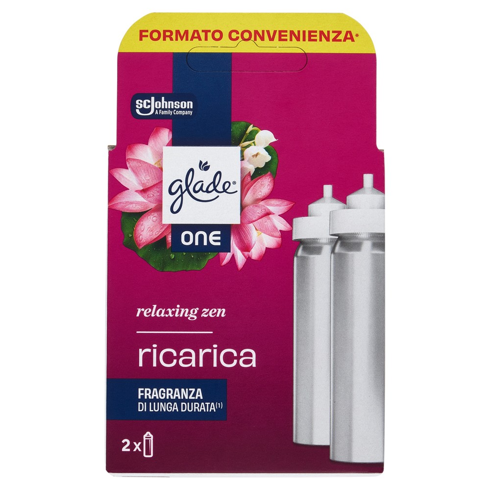 Glade One Doppia Ricarica, Fragranza Relaxing Zen 2x10ml - Foto 1