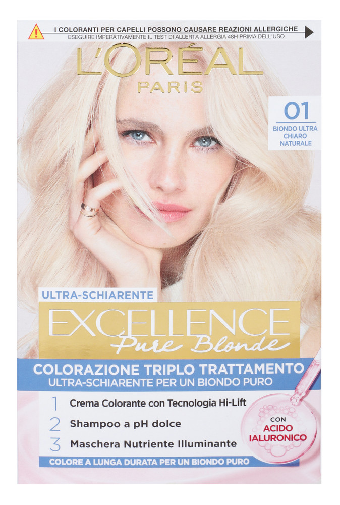 Colorazione Capelli N.01 Biondo Ultra Chiaro Naturale Excellence - Foto 1