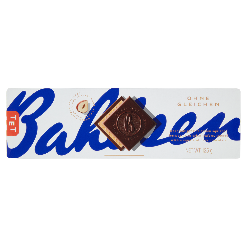 Biscotti Wafer Ohne Gleichen Con Crema Di Cioccolato Fondente Bahlsen - Foto 1