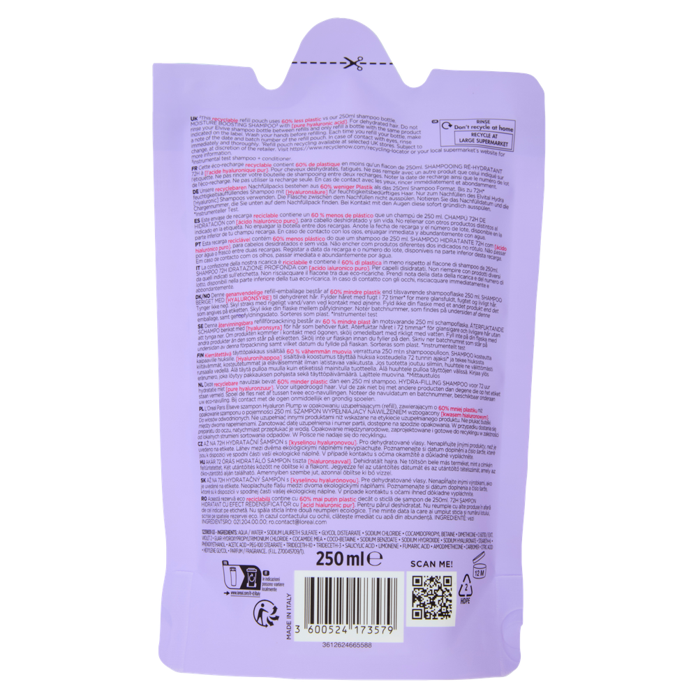Ricarica Shampoo Hyaluronic Elvive - Foto 3