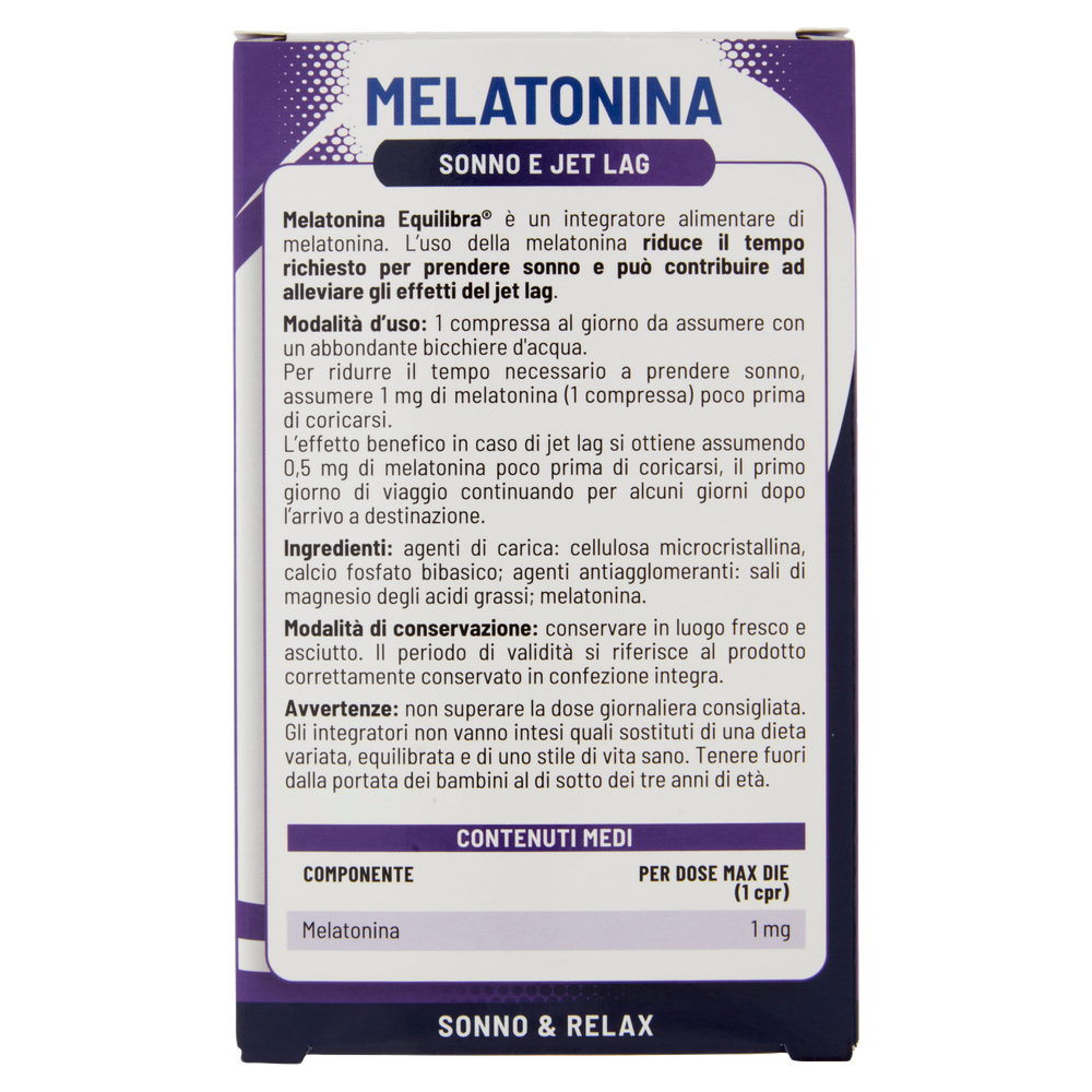 Melatonina Equilibra 75 Compresse