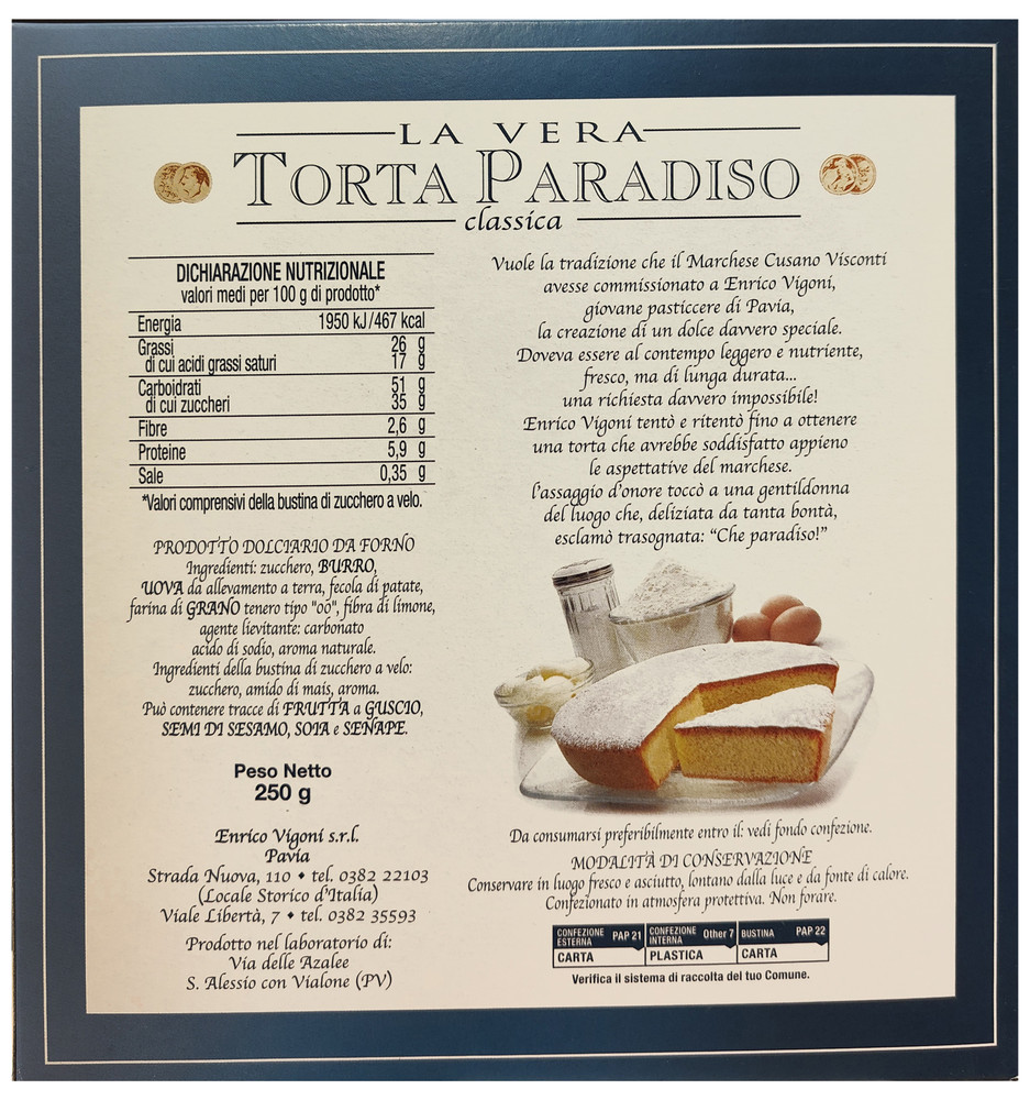 Torta Paradiso Vigoni - Foto 2