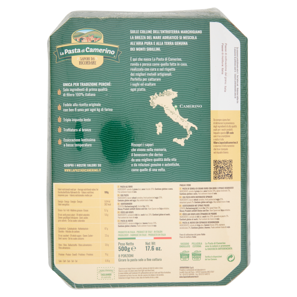 La Pasta Di Camerino Fettuccine All'uovo - Foto 3