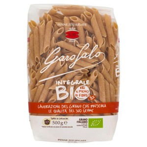 Pasta Penne Ziti Rigate Integrali N.5-70 Biologiche Garofalo - Foto 1
