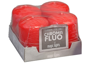 Candele Moccoli 6x4 Cm Rosso - Foto 1