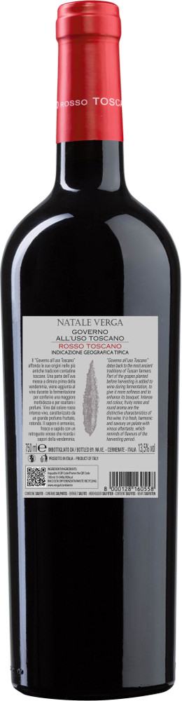 Rosso Toscano Igt Governo All'uso Toscano Natale Verga - Foto 2