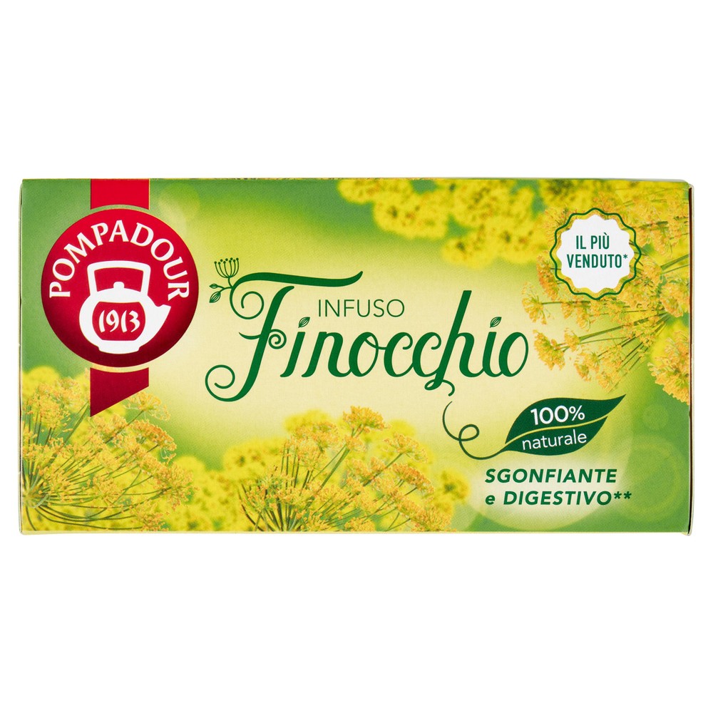 Infuso Al Finocchio Per Lo Stomaco E L'intestino 20x2g Pompadour - Foto 1