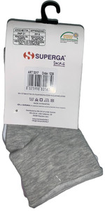 Calze Donna Tg Unica Rosa/Bianco/Grigio Conf Da 3 Superga - Foto 2