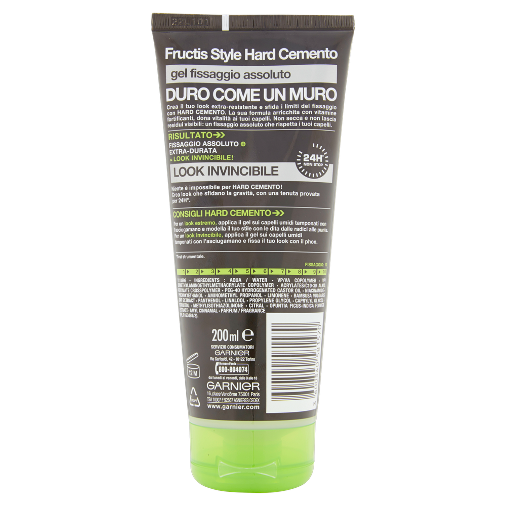 Gel Fissaggio Assoluto Hard Cemento Fructis Garnier - Foto 3