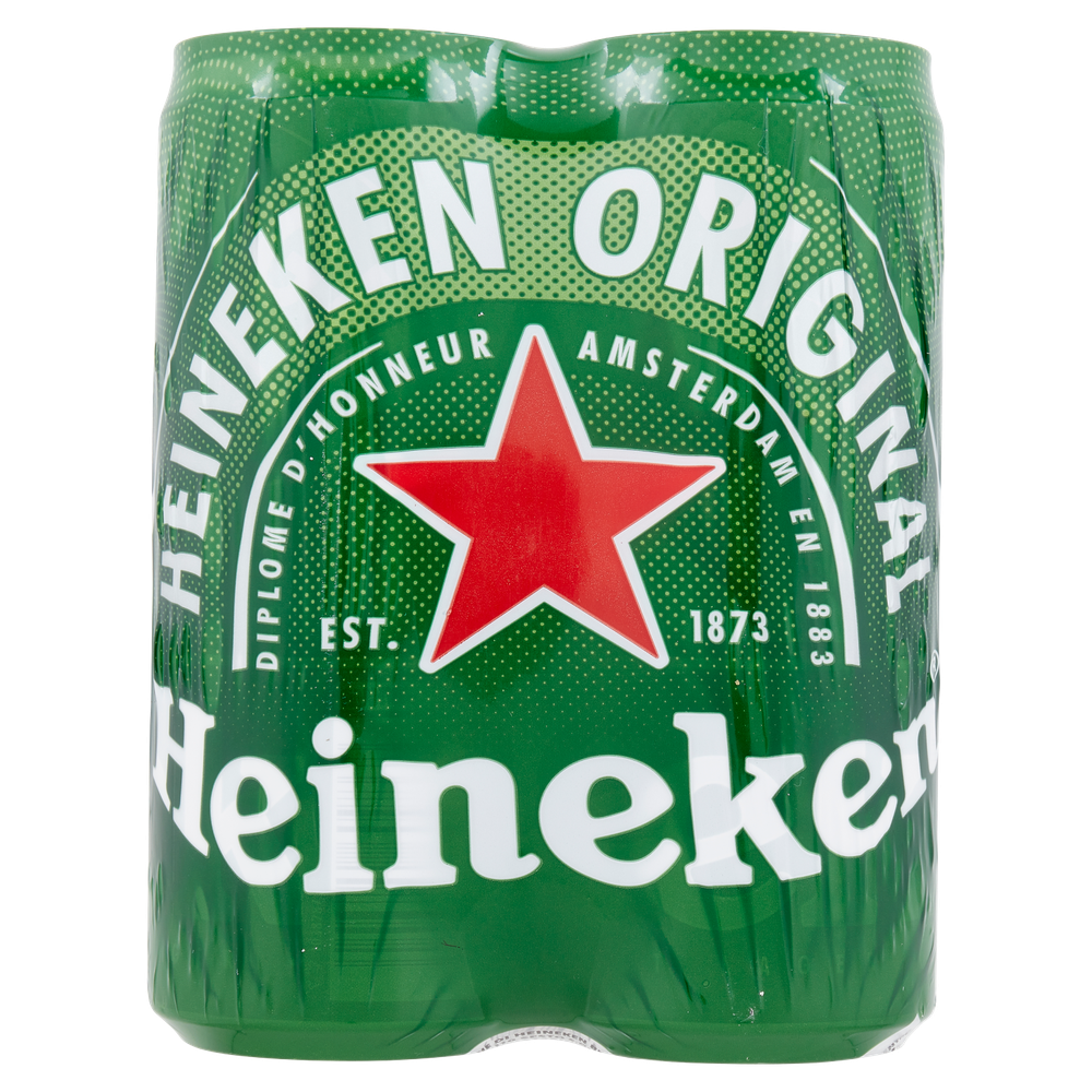 Birra Heineken Lattine 4 X 33 Cl.