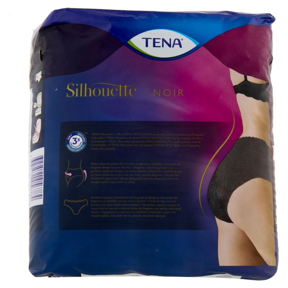 Tena Silhouette Noir Large - Foto 3
