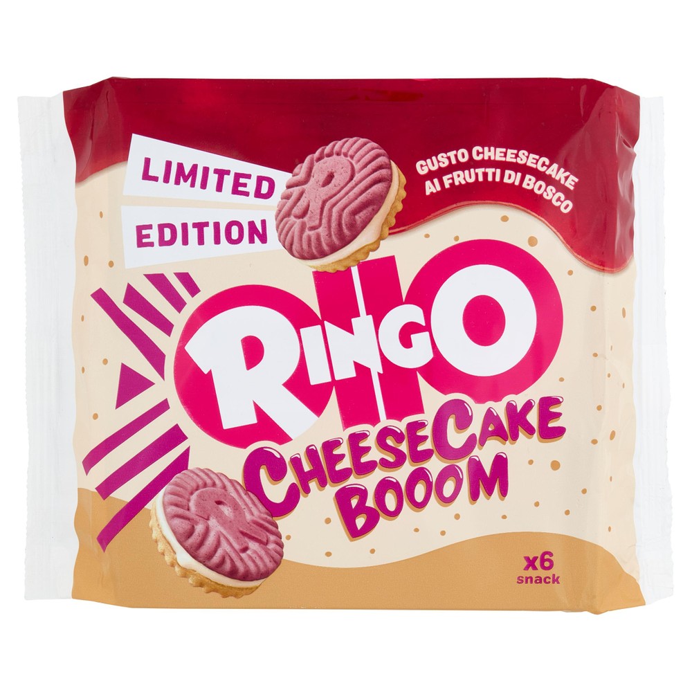 Biscotto Gusto Cheesecake Ai Frutti Di Bosco Limited Edition 6 X 165g - Foto 1