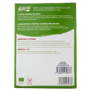 Pasta Mezzi Rigatoni Grano Saraceno Integrale Bio Gluten Free Felicia - Foto 3