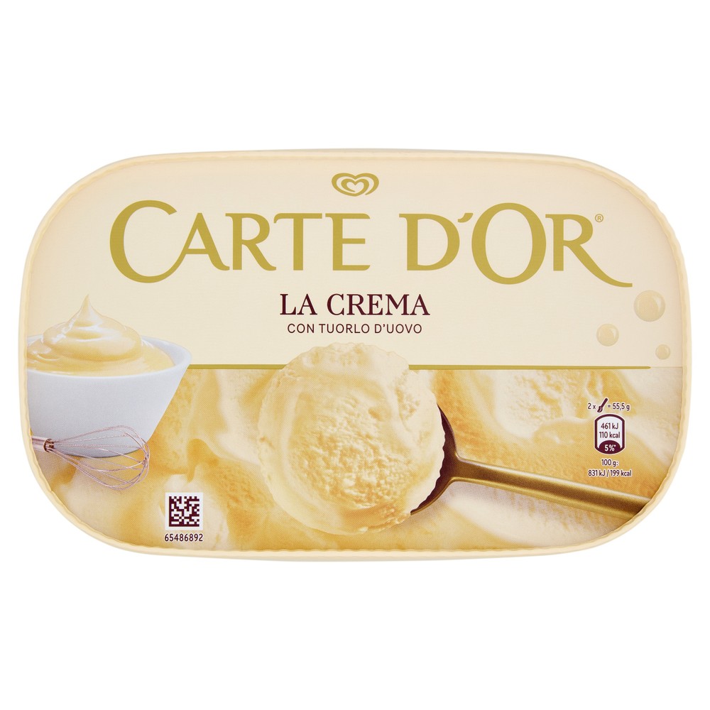 Vaschetta Gelato Crema Algida Carte D'or Algida - Foto 1