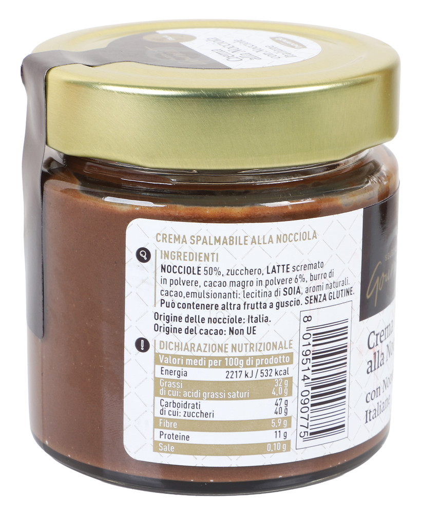 Crema Alla Nocciola Con Nocciole Italiane Selezione Gourmet Bennet - Foto 3