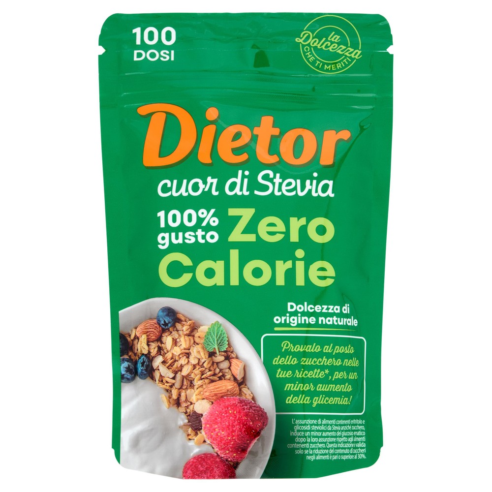 Dolcificante Cuor Di Stevia Zero Calorie Dietor - Foto 1
